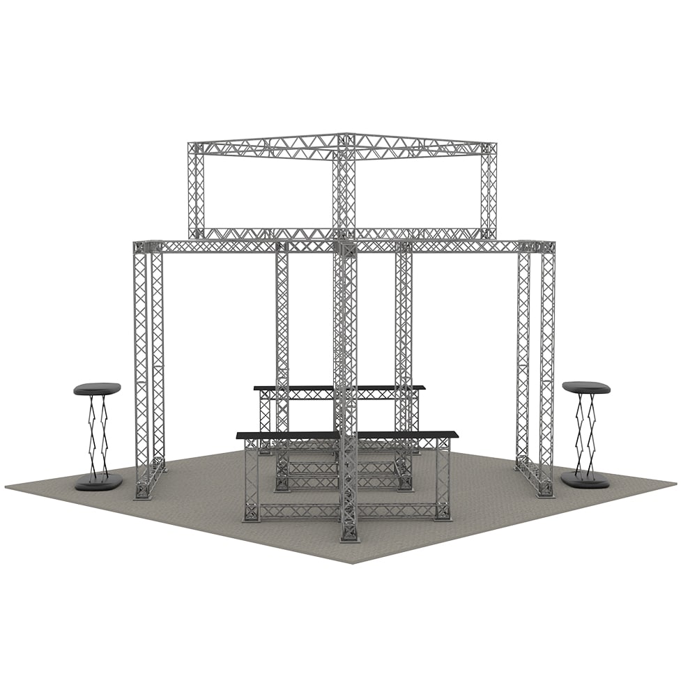 Origami SEG Truss Island - C — Hardware Only